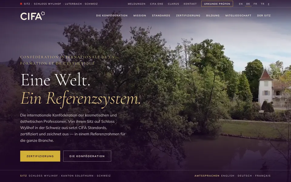 Website der CIFA