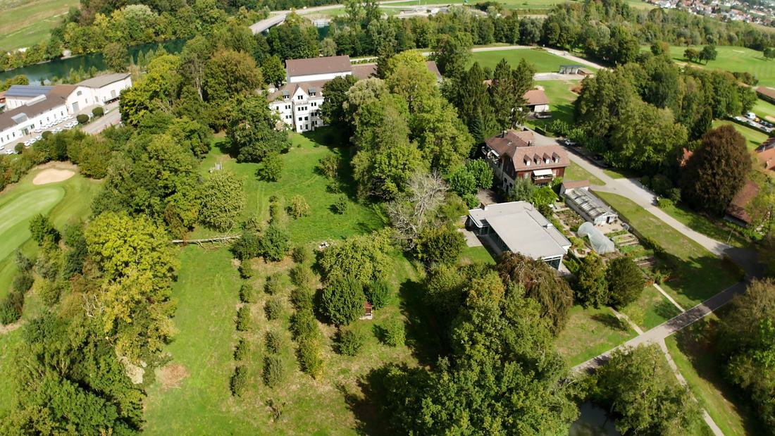 Gärten und Parkwege auf dem Gelände Wylihof