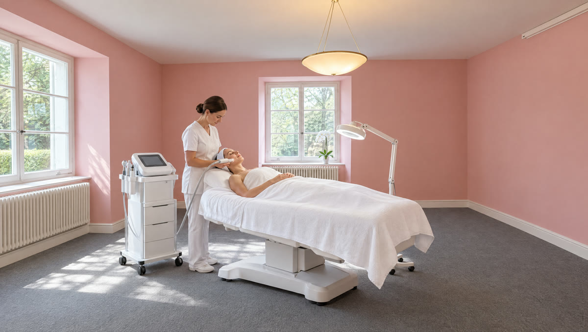 Behandlungsraum für apparative Kosmetik
